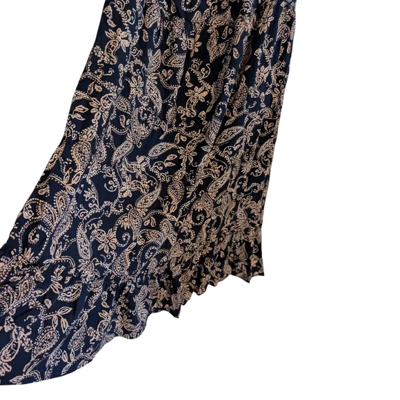 Torrid Washable Challis Off Shoulder Tea Dress Paisley Print NWT - Picture 8 of 16